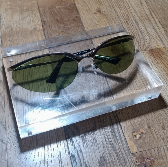 BALENCIAGA OVAL FRAME SILVER TONE METAL SUNGLASSES UNISEX - Picture 7 of 7